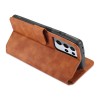 Etui portefeuille Galaxy S21 Ultra Style Retro avec rangements cartes - Marron
