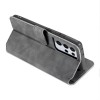 Etui portefeuille Galaxy S21 Ultra Style Retro avec rangements cartes - Gris