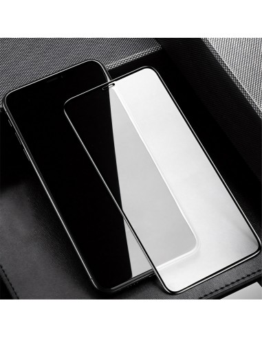 Film en verre trempé iPhone 11 et XR 3D Couverture intégrale de l'écran - Transparent