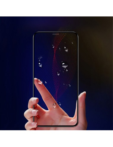 Film en verre trempé iPhone 11 et XR 3D Couverture intégrale de l'écran - Transparent