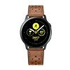 Bracelet Galaxy Watch Active 1 et 2 Top qualité Style cuir  - Marron
