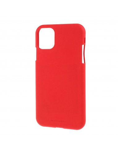 Coque silicone iPhone 11 Mercury - Rouge