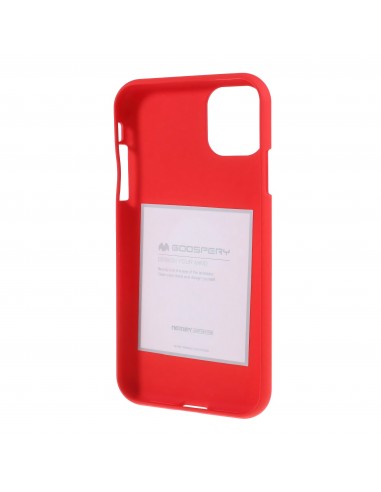 Coque silicone iPhone 11 Mercury - Rouge