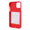Coque silicone iPhone 11 Mercury - Rouge