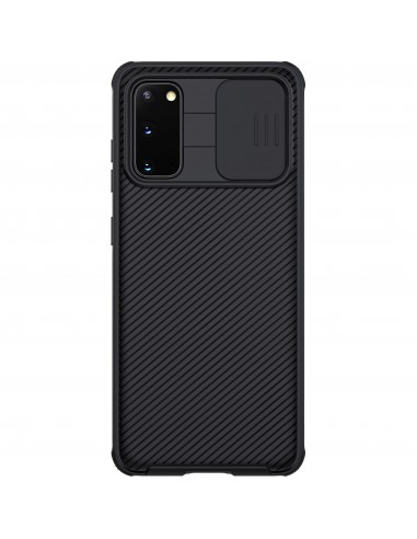 Coque antichoc Galaxy S20 avec protection camera coulissant NILLKIN - Noir