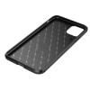 Coque iPhone 11 Pro Max Style fibre de carbone - Noir