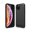 Coque iPhone 11 Pro Style fibre de carbone brossé - Noir