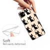 Coque silicone iPhone 11 Fantaisie Petits chats - Noir