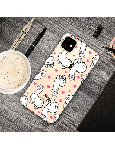 Coque silicone iPhone 11 Fantaisie Alpaga