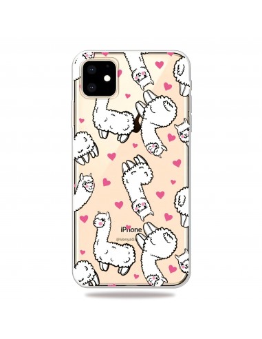 Coque silicone iPhone 11 Fantaisie Alpaga