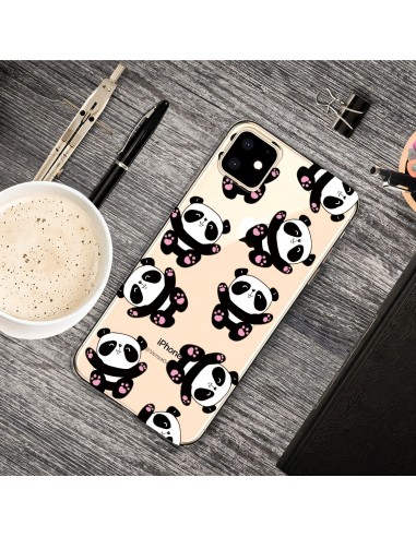 Coque silicone iPhone 11 Fantaisie Panda