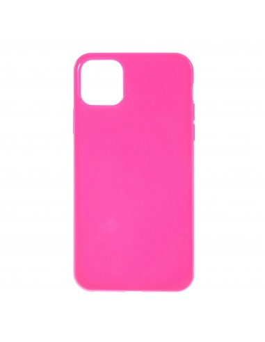Coque silicone iPhone 11 Pro Max Classique - Fushia