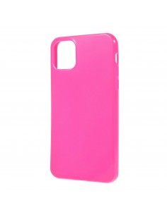 Coque silicone iPhone 11 Pro Max Classique - Fushia 2
