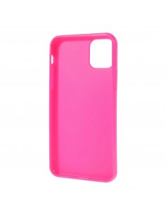 Coque silicone iPhone 11 Pro Max Classique - Fushia