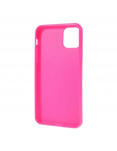 Coque silicone iPhone 11 Pro Max Classique - Fushia