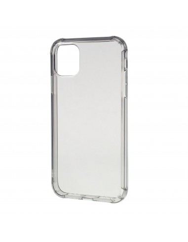 Coque silicone transparente iPhone 11 Pro Antichoc - Gris