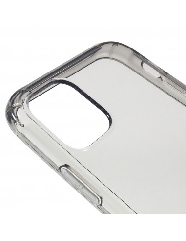 Coque silicone transparente iPhone 11 Pro Antichoc - Gris