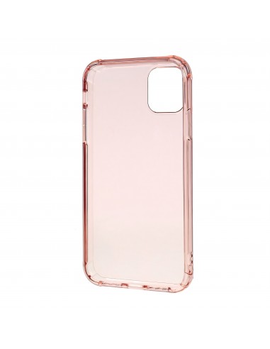 Coque silicone transparente iPhone 11 Pro Antichoc - Rose