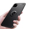 Coque antichoc iPhone 11 avec anneau pour support aimanté - Noir