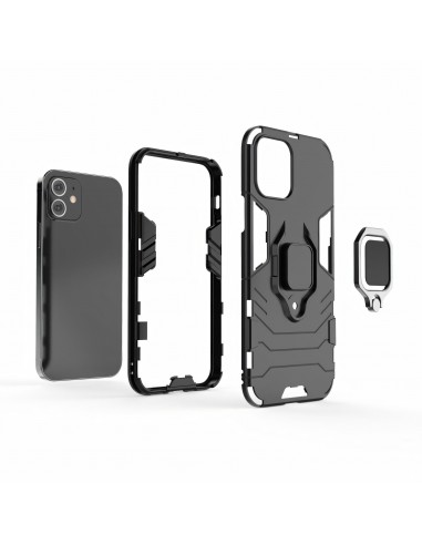 Coque antichoc iPhone 12 et 12 Pro Cool Guard - Noir