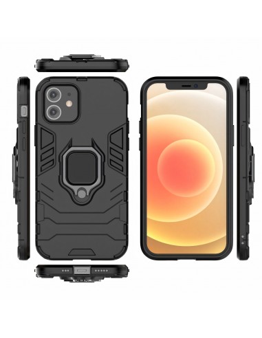 Coque antichoc iPhone 12 et 12 Pro Cool Guard - Noir