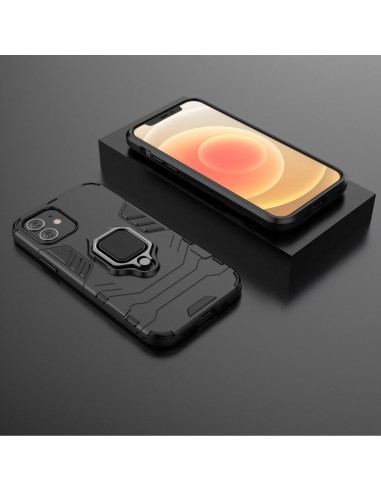 Coque antichoc iPhone 12 et 12 Pro Cool Guard - Noir