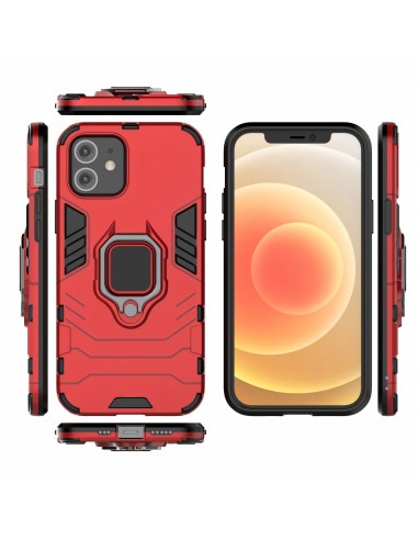 Coque antichoc iPhone 12 et 12 Pro Cool Guard - Rouge