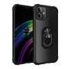 Coque antichoc iPhone 12 mini Hybride avec anneau prévu pour support aimanté - Noir