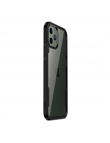 Coque antichoc iPhone 12 et 12 Pro avec côtés renforcés - Noir