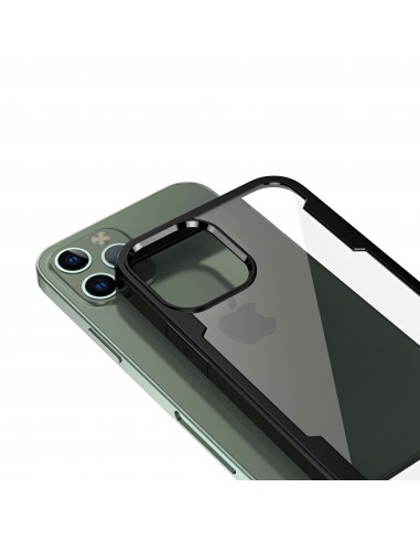 Coque antichoc iPhone 12 et 12 Pro avec côtés renforcés - Noir