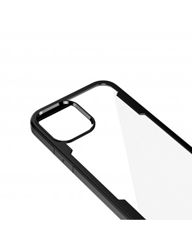 Coque antichoc iPhone 12 et 12 Pro avec côtés renforcés - Noir