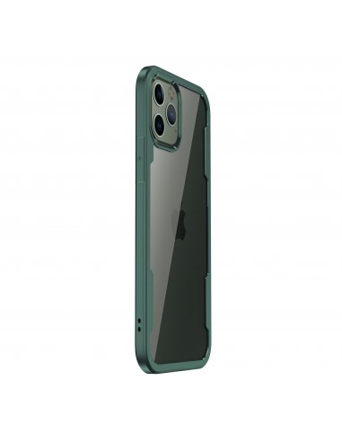 Coque antichoc iPhone 12 et 12 Pro avec côtés renforcés - Vert