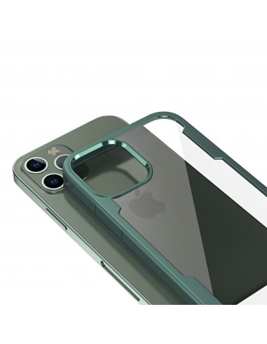 Coque antichoc iPhone 12 et 12 Pro avec côtés renforcés - Vert