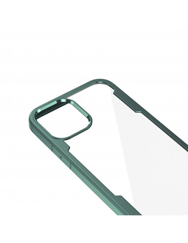 Coque antichoc iPhone 12 et 12 Pro avec côtés renforcés - Vert
