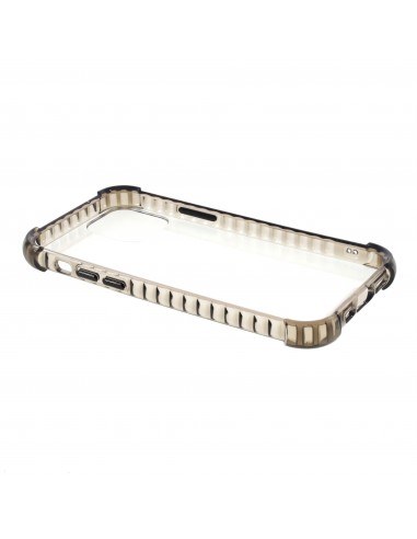 Coque iPhone 12 et 12 Pro transparente - Noir