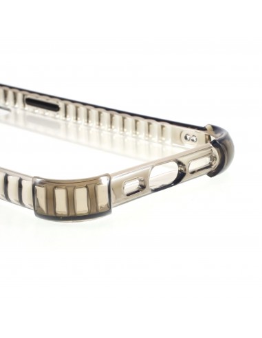 Coque iPhone 12 et 12 Pro transparente - Noir