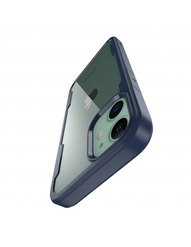 Coque antichoc iPhone 12 avec partie transparente - Noir