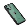 Coque antichoc iPhone 12 avec partie transparente - Noir