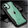 Coque antichoc iPhone 12 avec partie transparente - Noir