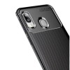 Coque silicone Galaxy A20e Syle fibre de carbone - Noir