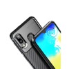 Coque silicone Galaxy A20e Syle fibre de carbone - Noir