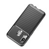 Coque silicone Galaxy A20e Syle fibre de carbone - Noir