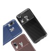 Coque silicone Galaxy A20e Syle fibre de carbone - Noir