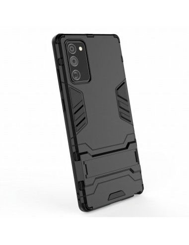 Coque antichoc Galaxy Note 20 Hybride avec support - Noir