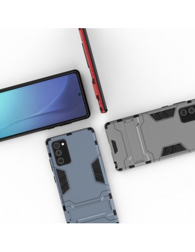 Coque antichoc Galaxy Note 20 Hybride avec support - Noir