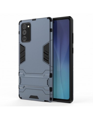 Coque antichoc Galaxy Note 20 Hybride avec support - Bleu