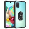 Coque antichoc transparente Galaxy A51 avec anneau - Noir