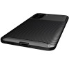 Coque silicone Galaxy S21 Plus Carbon Fiber - Noir