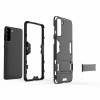 Coque antichoc Galaxy S21 Plus Hybride avec support - Noir