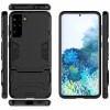 Coque antichoc Galaxy S21 Plus Hybride avec support - Noir